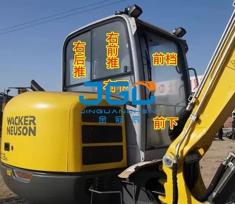 उत्खनन Z38 50 60 फ्रंट गियर ऊपरी और निचला बायां रियर स्लाइडिंग विंडो टेम्पर्ड ग्लास