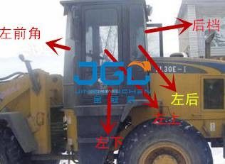 लोडर ZL30E-1-2 फ्रंट एंड रियर विंडशील्ड मैकेनिकल एक्सेसरीज
