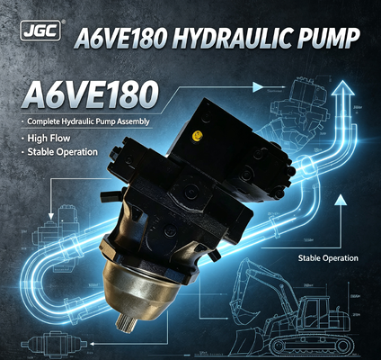 A6VE180 पूर्ण हाइड्रोलिक पंप असेंबली उच्च प्रवाह स्थिर संचालन
