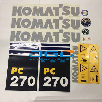 PC130 PC160 PC200 PC240 PC360 खुदाई स्पेयर पार्ट्स पूरी मशीन बॉडी स्टिकर