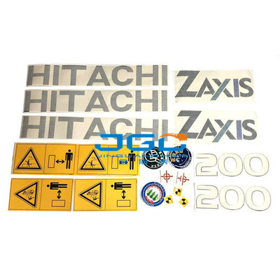 Zax70 ZAX120 खुदाई स्पेयर पार्ट्स ZAX200 ZAX230 ZAX270 ZAX330 ZAX400 ZAX470-3 -6 पूरे कार बॉडी स्टिकर