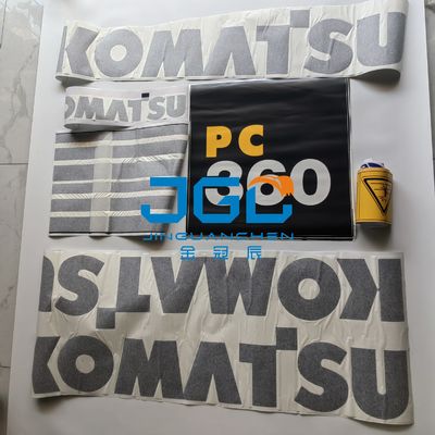 बाहरी बॉडी स्टिकर खुदाई करने वाले स्पेयर पार्ट्स PC360 खुदाई करने वाले स्टिकर