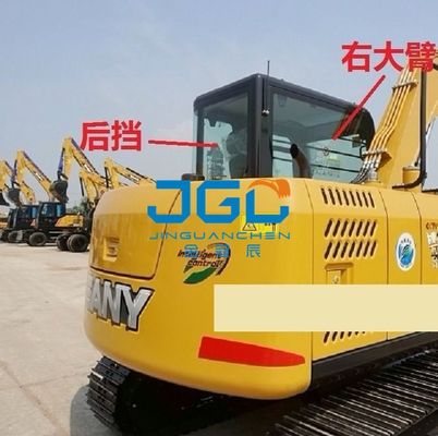 खुदाई करने वाला यंत्र SY75C SY65C फ्रंट गियर फ्रंट लोअर गियर स्काईलाइट डोर लोअर रियर बैफल लेफ्ट टेम्पर्ड ग्लास