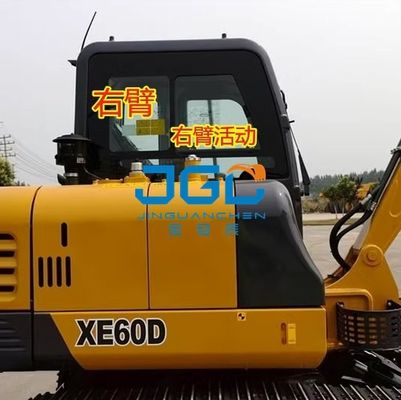 XE60D एक्सकेवेटर फ्रंट विंडशील्ड फ्रंट लोअर डोर स्काईलाइट राइट आर्म टेम्पर्ड ग्लास