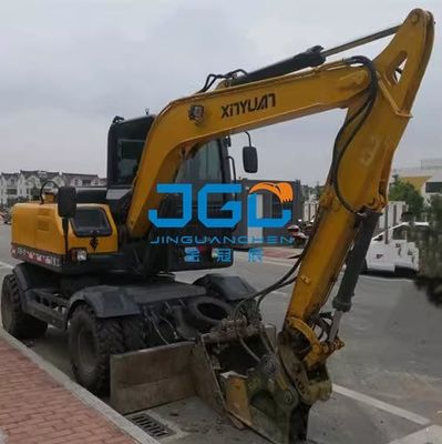 XYB75W-9 XYB75W-8T एक्सकेवेटर ग्लास कैब फ्रंट लोअर स्लाइडिंग डोर दाहिने हाथ के टेम्पर्ड ग्लास के पीछे