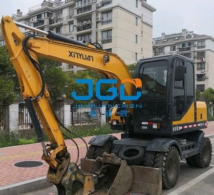 XYB75W-9 XYB75W-8T एक्सकेवेटर ग्लास कैब फ्रंट लोअर स्लाइडिंग डोर दाहिने हाथ के टेम्पर्ड ग्लास के पीछे