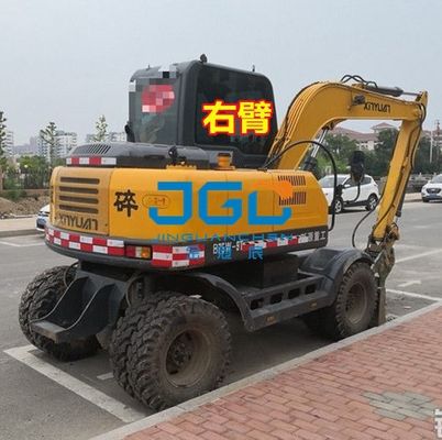 XYB75W-9 XYB75W-8T एक्सकेवेटर ग्लास कैब फ्रंट लोअर स्लाइडिंग डोर दाहिने हाथ के टेम्पर्ड ग्लास के पीछे
