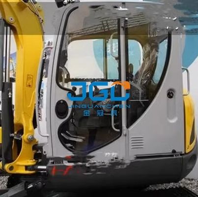 उत्खनन Z38 50 60 फ्रंट गियर ऊपरी और निचला बायां रियर स्लाइडिंग विंडो टेम्पर्ड ग्लास