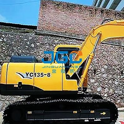 YC85-6 135-6 85-8 135-8 85-7 उत्खनन फ्रंट स्टॉप बाएँ और दाएँ रियर ग्लास