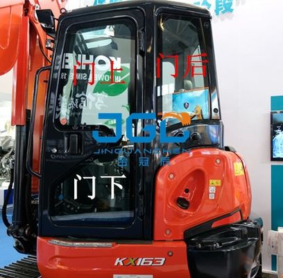KX163-5 उत्खनन मशीन फ्रंट गियर रियर स्क्रीन बाएं और दाएं दरवाजे और खिड़कियां विंडशील्ड