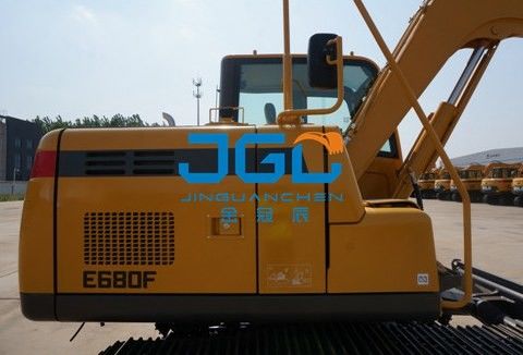 E680F 675F उत्खनन फ्रंट और रियर विंडस्क्रीन बाएँ और दाएँ विंडो ग्लास