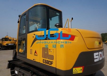 E680F 675F उत्खनन फ्रंट और रियर विंडस्क्रीन बाएँ और दाएँ विंडो ग्लास