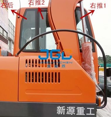 XY75W-8 65W-8 खुदाई कांच के दरवाजे और खिड़कियां बाएं और दाएं सामने और पीछे विंडशील्ड
