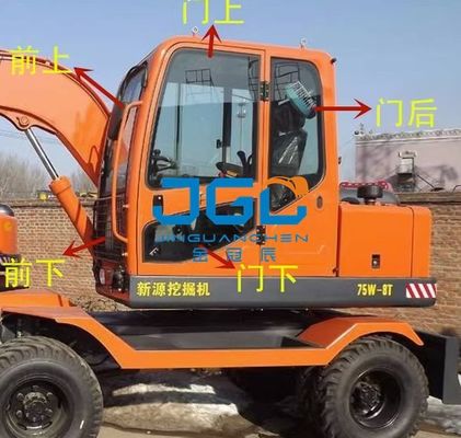 XY75W-8 65W-8 खुदाई कांच के दरवाजे और खिड़कियां बाएं और दाएं सामने और पीछे विंडशील्ड