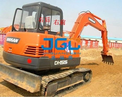 उत्खनन कांच DH55-LC-7 सामने और पीछे विंडशील्ड, बाएं और दाएं दरवाजे और खिड़कियां