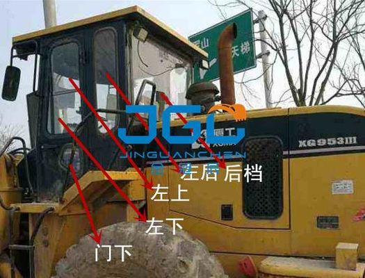 XG953-3 लोडर फ्रंट स्टॉप रियर स्टॉप बाएं और दाएं खिड़की साइड कोण विंडशील्ड