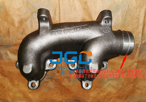 प्रीमियम स्टेनलेस स्टील खुदाई निकासी प्रणाली निकासी Manifold 6151-11-5130