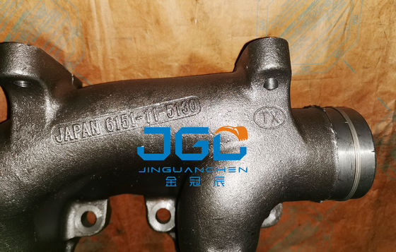 प्रीमियम स्टेनलेस स्टील खुदाई निकासी प्रणाली निकासी Manifold 6151-11-5130