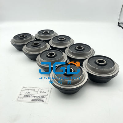 SK200-8 210-8,250-8,260-8 रबर माउंट YN02P01095P1 J05E इंजन कुशन रबर पैड SK200 इंजन माउंट रबर