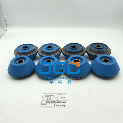 SK200-8 210-8,250-8,260-8 रबर माउंट YN02P01095P1 J05E इंजन कुशन रबर पैड SK200 इंजन माउंट रबर