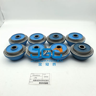 SK200-8 210-8,250-8,260-8 रबर माउंट YN02P01095P1 J05E इंजन कुशन रबर पैड SK200 इंजन माउंट रबर