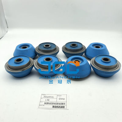 SK200-8 210-8,250-8,260-8 रबर माउंट YN02P01095P1 J05E इंजन कुशन रबर पैड SK200 इंजन माउंट रबर