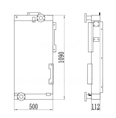R210LC-9 R210NLC-9 R250LC-9 R210W-9 R215-9 तेल शीतलक 11Q6-40640 खुदाई मशीन के लिए