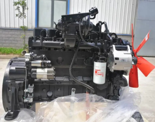 इंजीनियरिंग मशीनरी के लिए 132kw वाटर कूल्ड इंजन असेंबली 6BTA5.9-C180 निर्माण डीजल इंजन