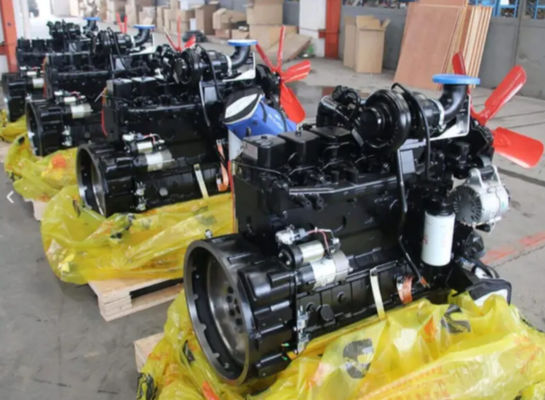 इंजीनियरिंग मशीनरी के लिए 132kw वाटर कूल्ड इंजन असेंबली 6BTA5.9-C180 निर्माण डीजल इंजन