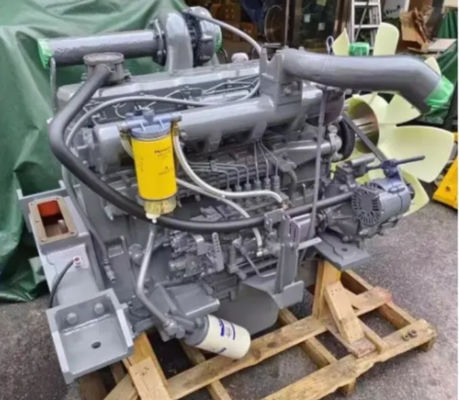 Doosan De12t डीजल इंजन असेंबली De12tis इंजीनियरिंग मशीनरी के लिए उत्खनन इंजन भागों