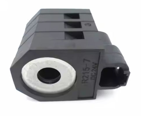 YU'AN 24V एक्सकेवेटर सोलेनोइड वाल्व कॉइल XKBL-00004 R210LC-7 R215LC-7 के लिए