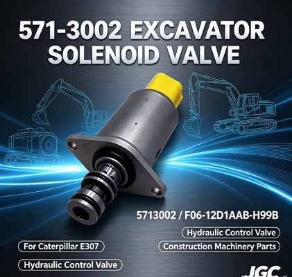 के लिए 571-3002 5713002 खुदाई E307 हाइड्रोलिक सोलेनोइड वाल्व F06-12D1AAB-H99B