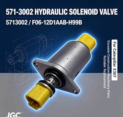 के लिए 571-3002 5713002 खुदाई E307 हाइड्रोलिक सोलेनोइड वाल्व F06-12D1AAB-H99B