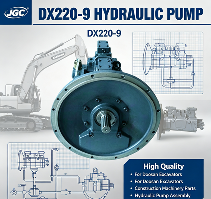 DX220-9 उच्च गुणवत्ता वाली पुरानी शैली हाइड्रोलिक पंप विधानसभा Doosan खुदाई मशीनों के लिए निर्माण मशीनरी भागों