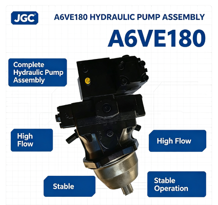 A6VE180 पूर्ण हाइड्रोलिक पंप असेंबली उच्च प्रवाह स्थिर संचालन